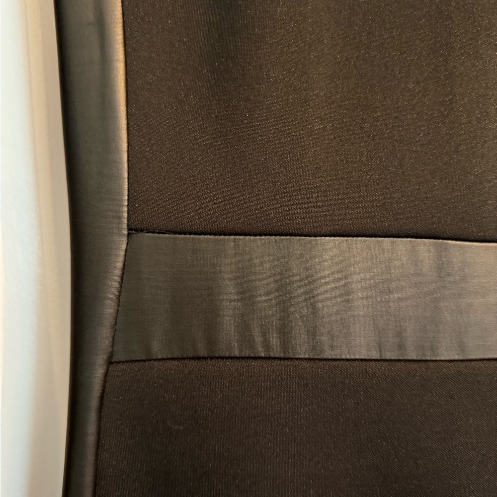 Kardashian Black Dress with Vegan Leather Detail - Picture 3 of 4
